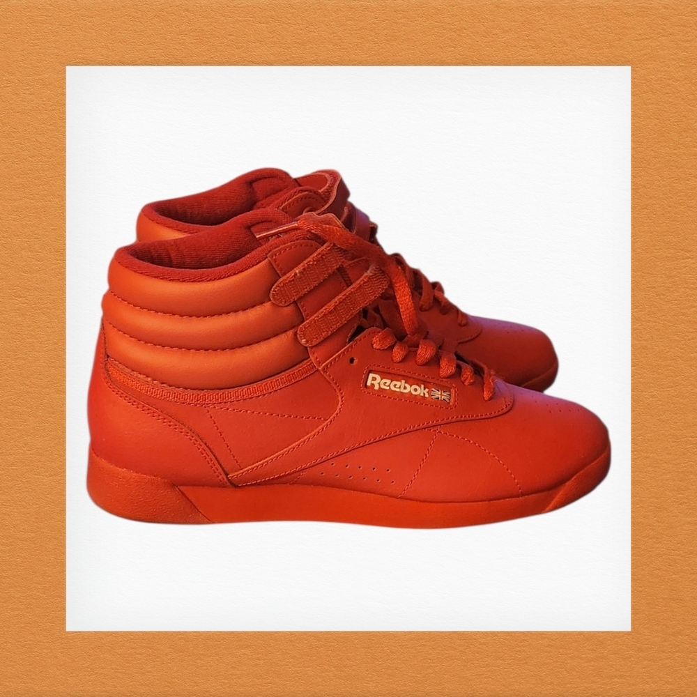 Reebok Red High-Top Sneakers